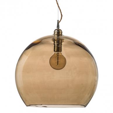 Golden Smoke Rowan Globe Pendant